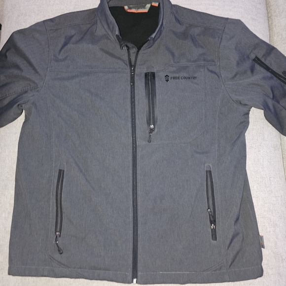 Free Country Men's Gray Jacket - Picture 4 of 5
